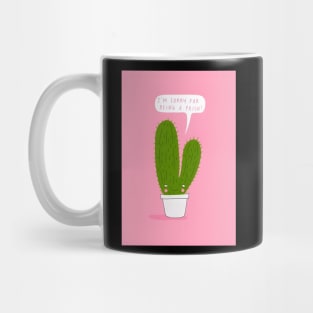 Cactus man funny saying Mug